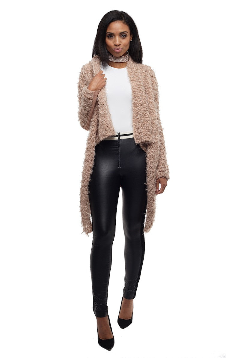 Frozen Open Cardigan - Nude - Sweater - TOPGEARNY