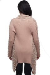 Frozen Open Cardigan - Nude - Sweater - TOPGEARNY
