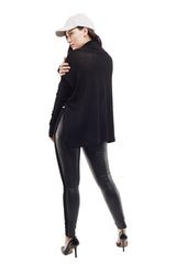 Bi Colored Turtleneck Sweater - Nude - Sweater - TOPGEARNY