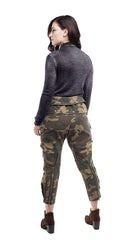 Turtleneck Sweater w/ Painted Lamina - Nude - Sweater - TOPGEARNY