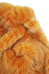 Yellow Striped Fox Jacket - Elena Benarroch - Fur - TOPGEARNY