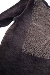 Boat Neck Sweater w/ Stud Application - Nude - Sweater - TOPGEARNY