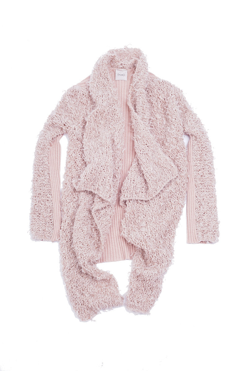Frozen Open Cardigan - Nude - Sweater - TOPGEARNY