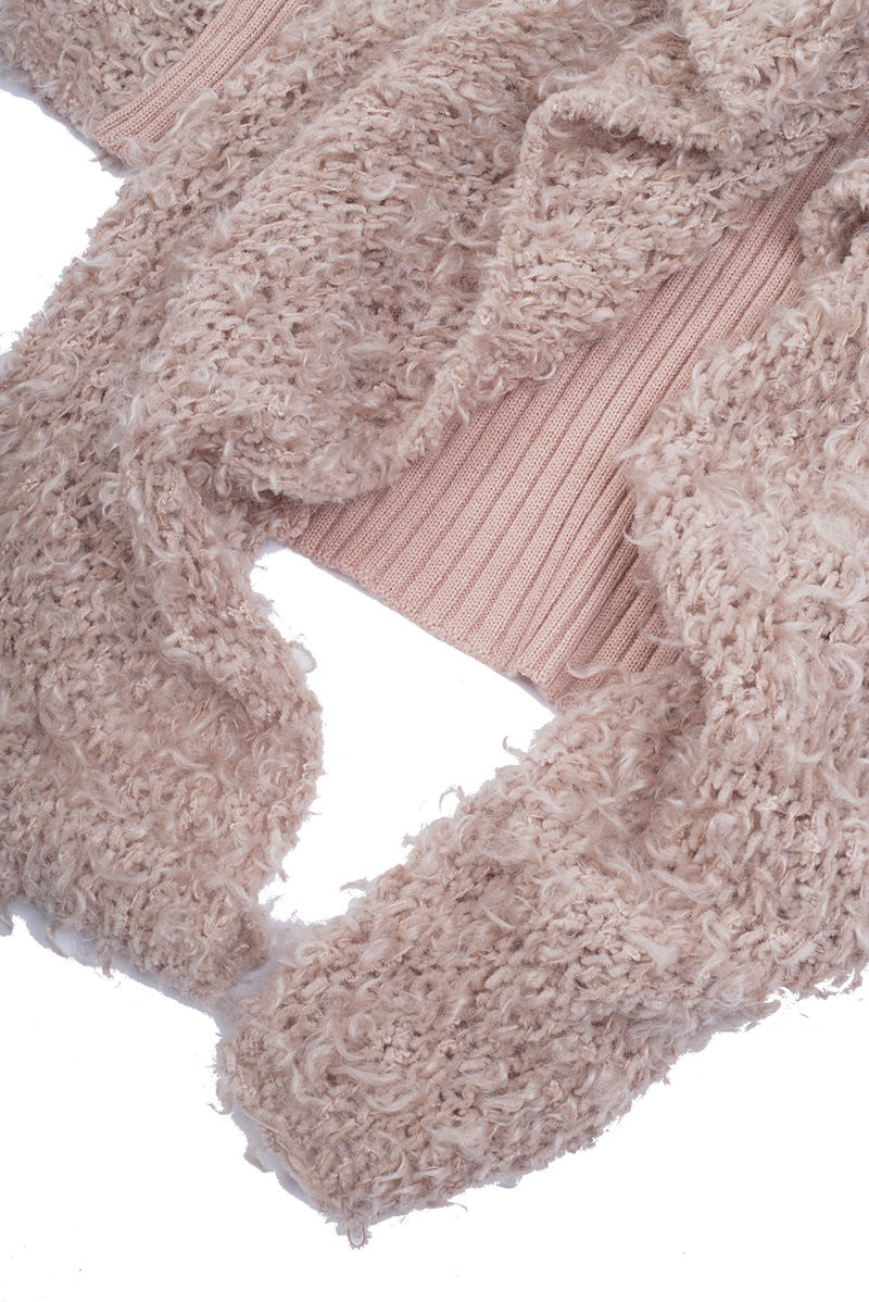 Frozen Open Cardigan - Nude - Sweater - TOPGEARNY