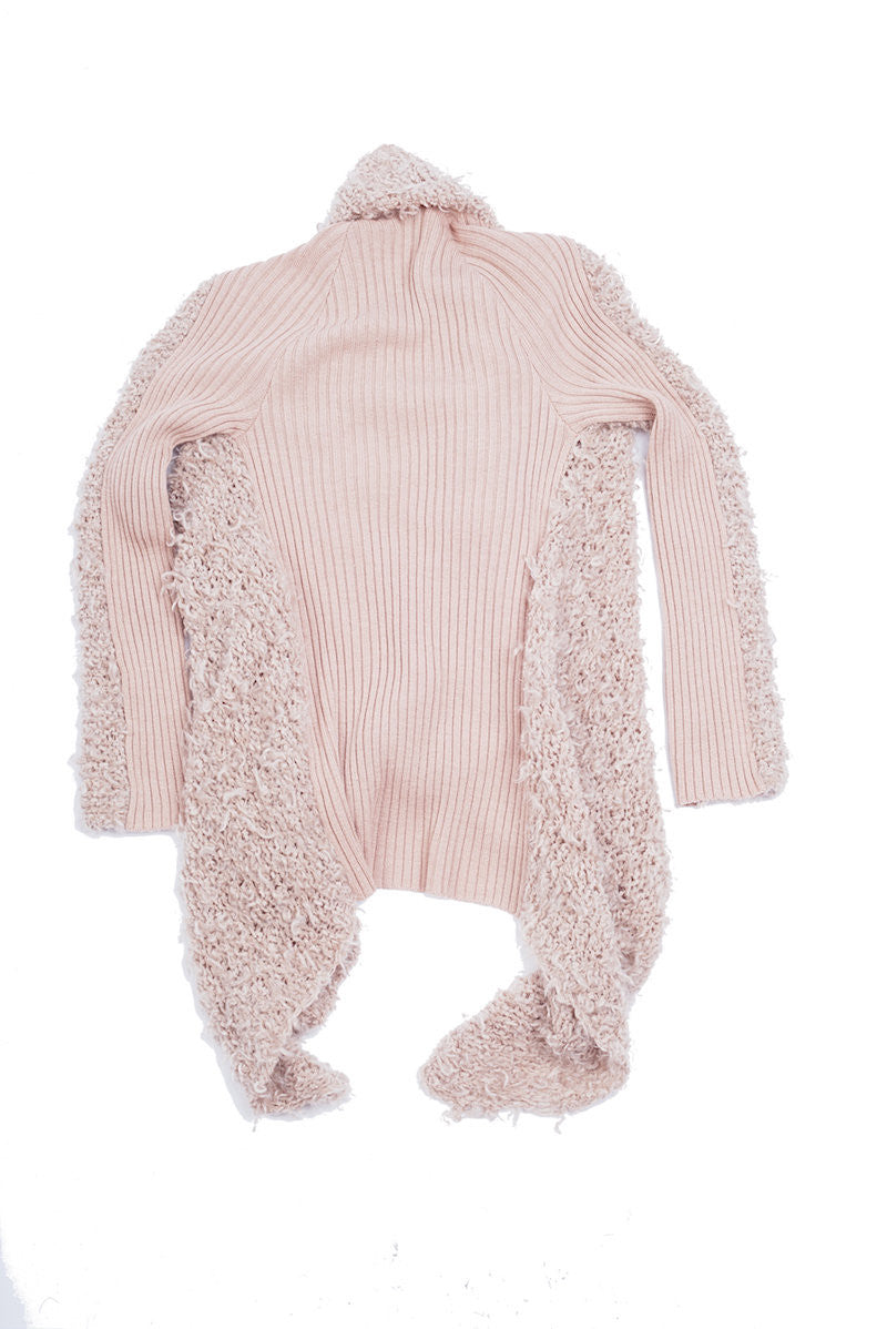 Frozen Open Cardigan - Nude - Sweater - TOPGEARNY