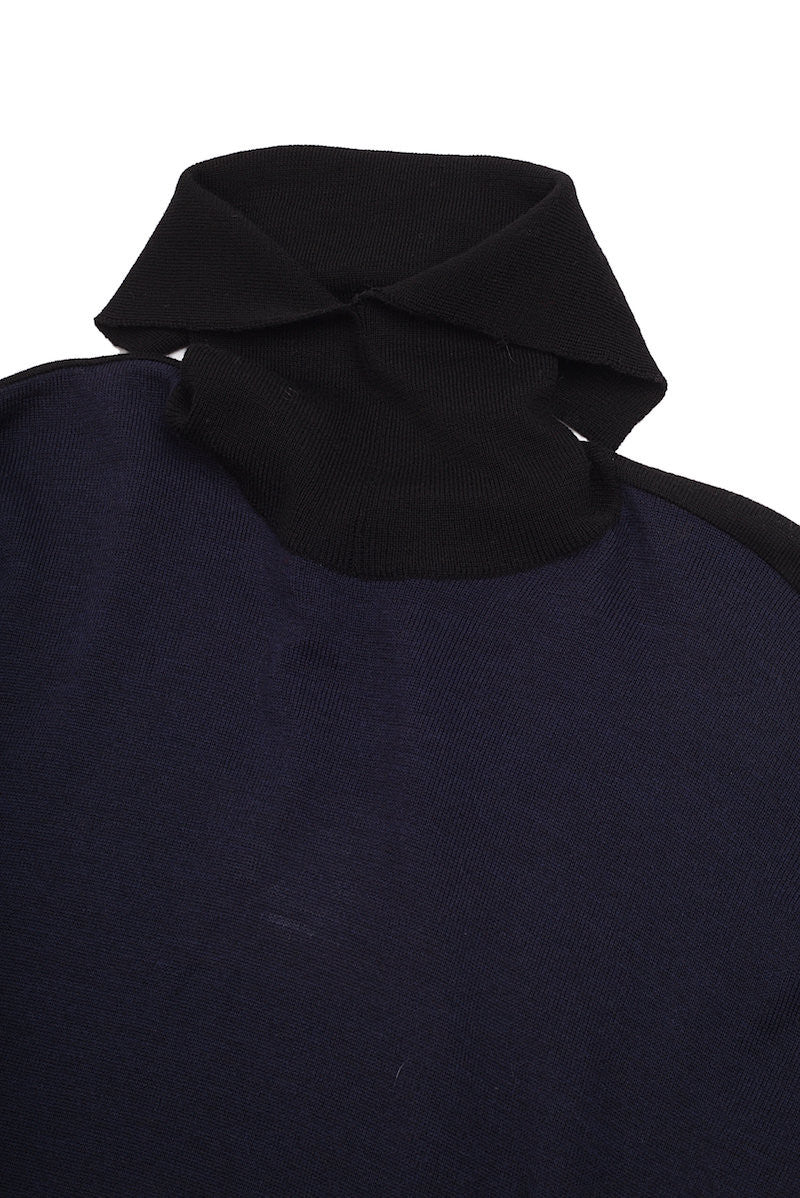 Bi Colored Turtleneck Sweater - Nude - Sweater - TOPGEARNY