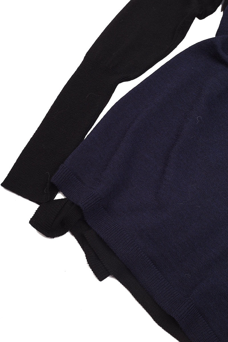 Bi Colored Turtleneck Sweater - Nude - Sweater - TOPGEARNY