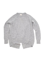Open Back Round Neck Sweater - Nude - Sweater - TOPGEARNY