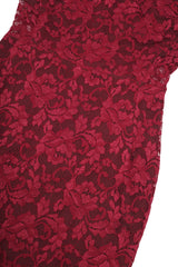 Body Con Lace Dress W/ Sheer Back - A.B.S. - Dress - TOPGEARNY