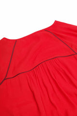 Plain tunic details in contrast - Sita Murt - Dress - TOPGEARNY