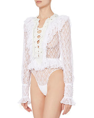 Lace Body Top - Faith Connexion - Top - TOPGEARNY