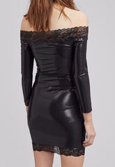 Stretch Off Shoulder Dress - Faith Connexion - Dress - TOPGEARNY