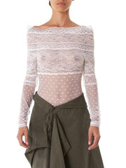 Sailor Lace Bodysuit - Faith Connexion - Bodysuit - TOPGEARNY