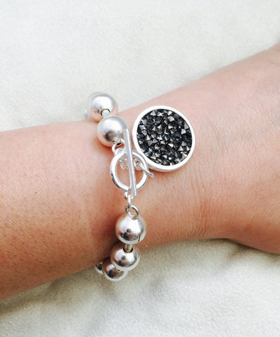 Louna Charm Bracelet in Silver and Gold