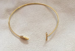 CZ Evil Eye Bangle - Charlene K - Bracelet - TOPGEARNY