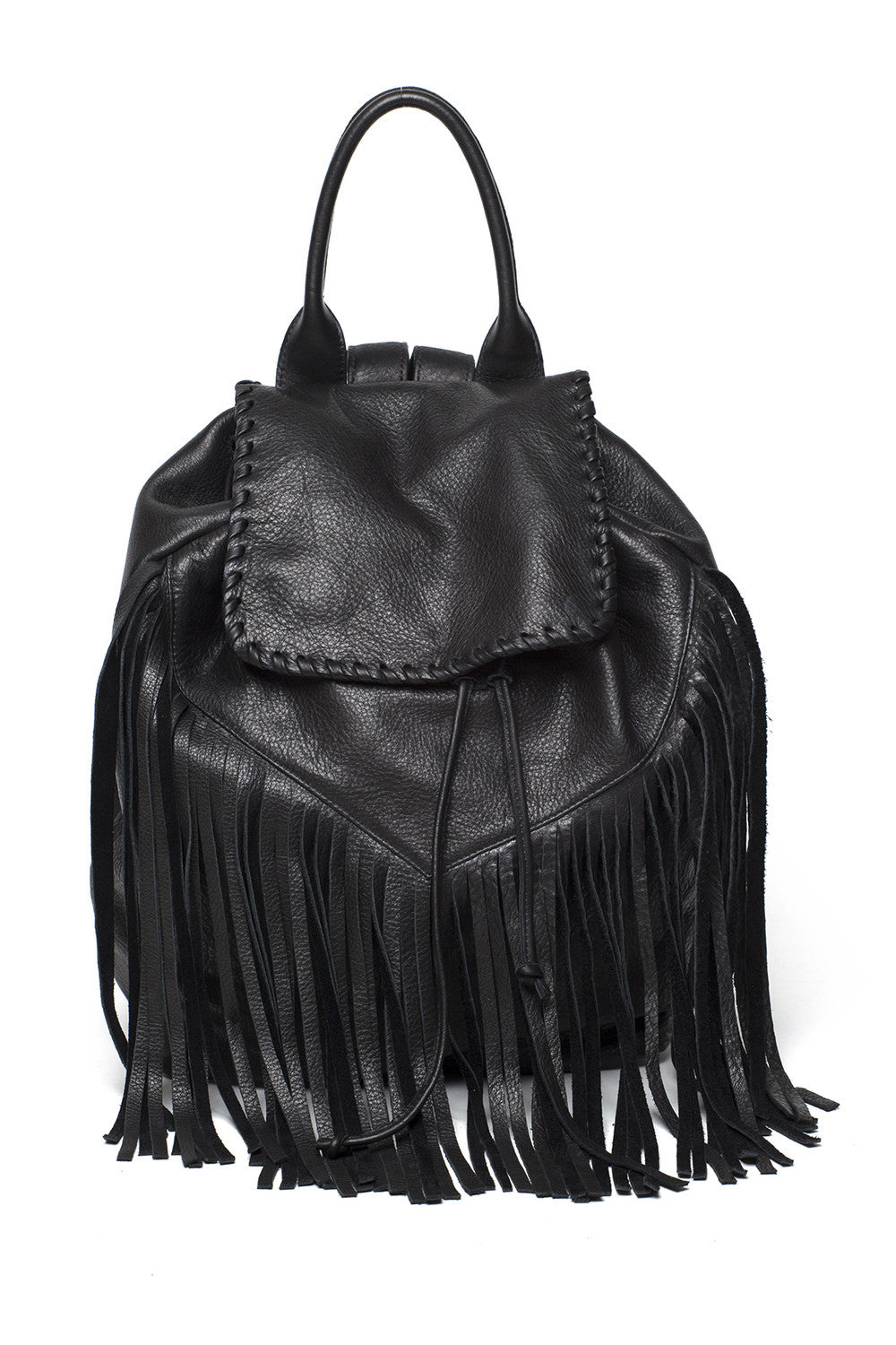 Noel Fringe Backpack - Black - Laggo - Bag - TOPGEARNY