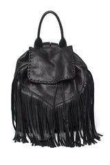 Noel Fringe Backpack - Black - Laggo - Bag - TOPGEARNY
