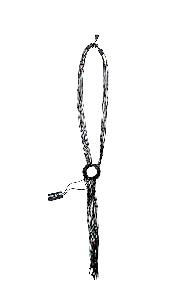 Jade ( Hematite ) Necklace - Karine Sultan - Necklace - TOPGEARNY