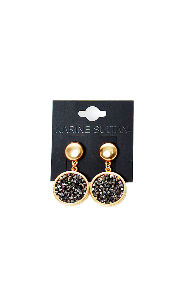 Louna Drop Earrings - Karine Sultan - Earrings - TOPGEARNY