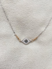 Italian Crystal Evil Eye Choker - Charlene K - Necklace - TOPGEARNY