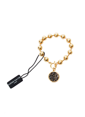 Louna Charm Bracelet in Silver and Gold - Karine Sultan - Bracelet - TOPGEARNY