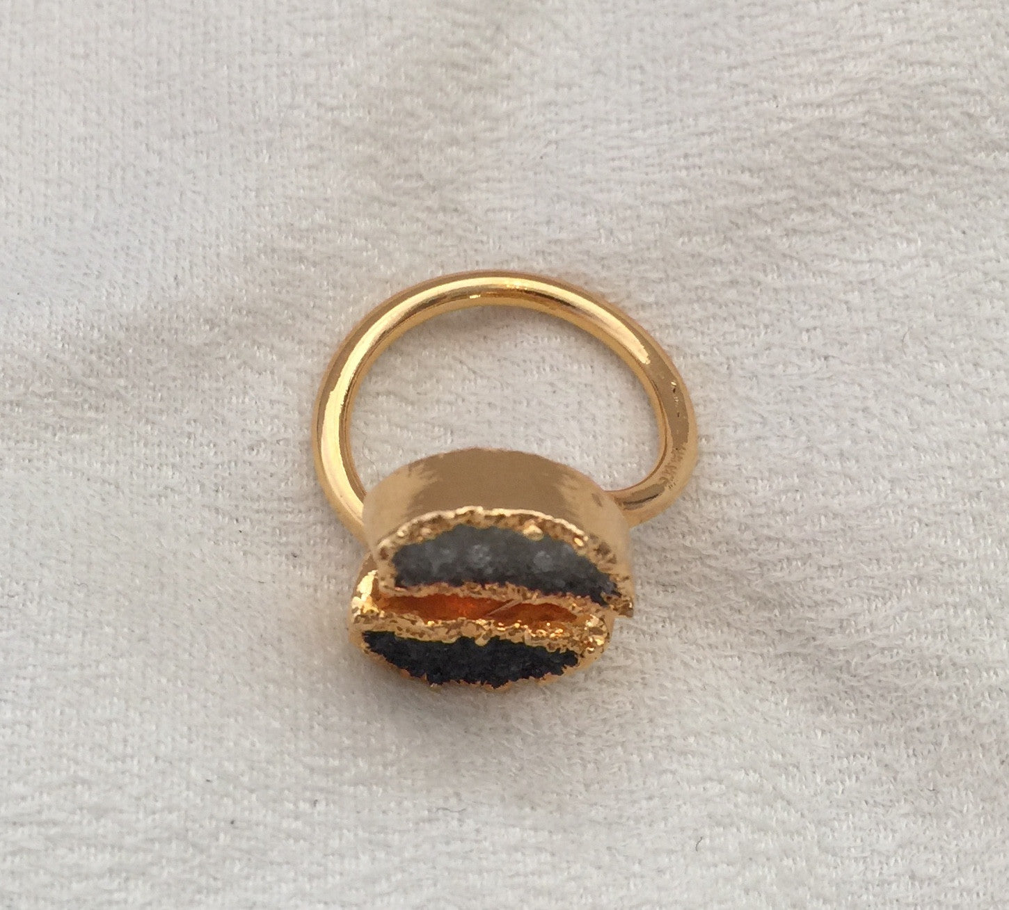 Double Druzy Ring - Charlene K - Ring - TOPGEARNY