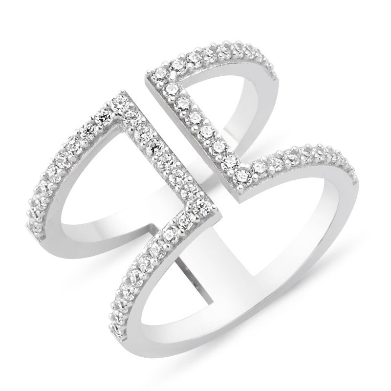 Sterling Silver Ires Ring - Amorium - Ring - TOPGEARNY